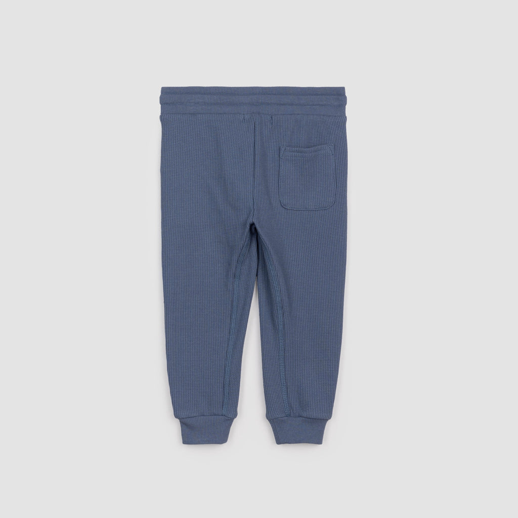 Miles Blue Waffle Knit Joggers