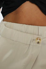 Asymmetrical Waist Cargo Pants