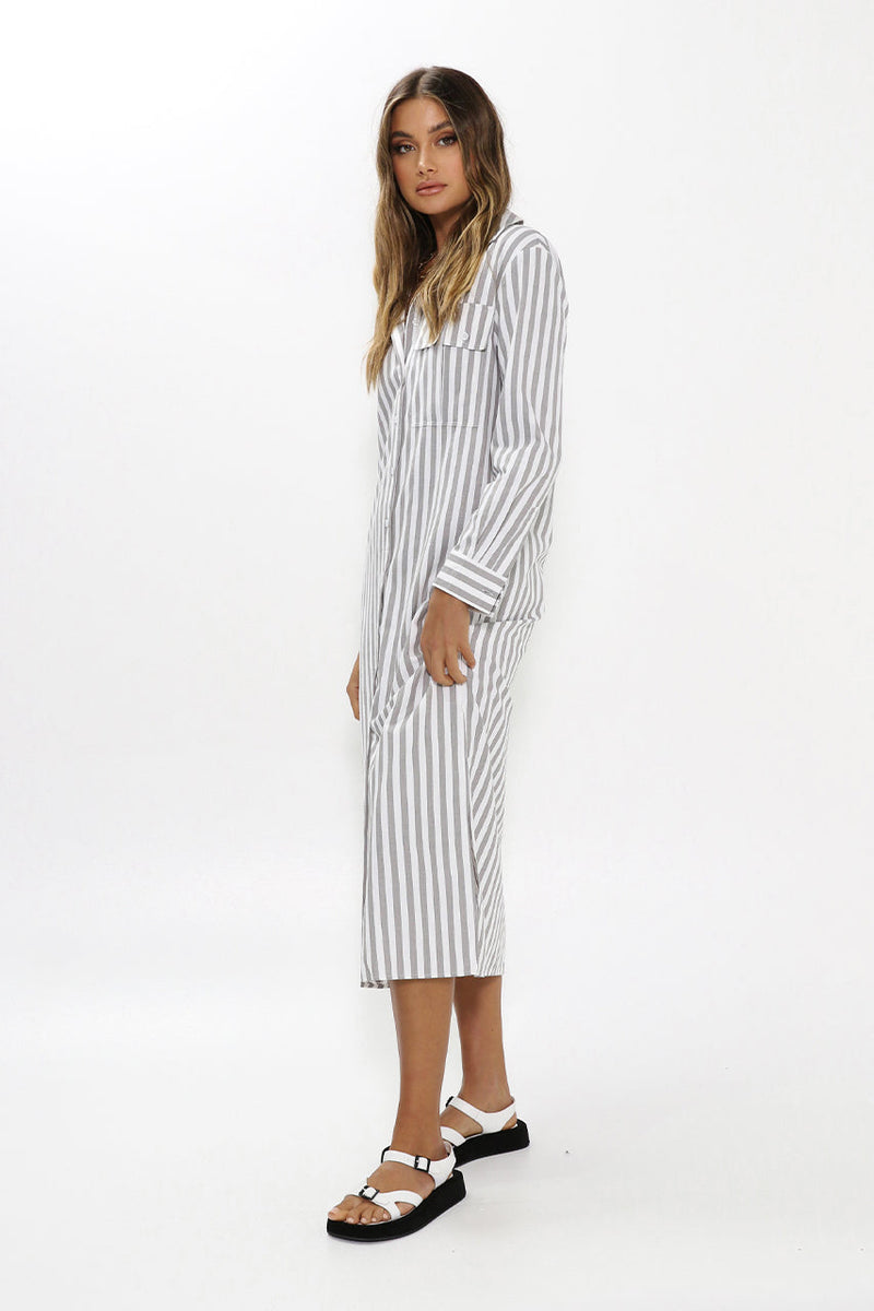 Classic Maxi Shirt Dress
