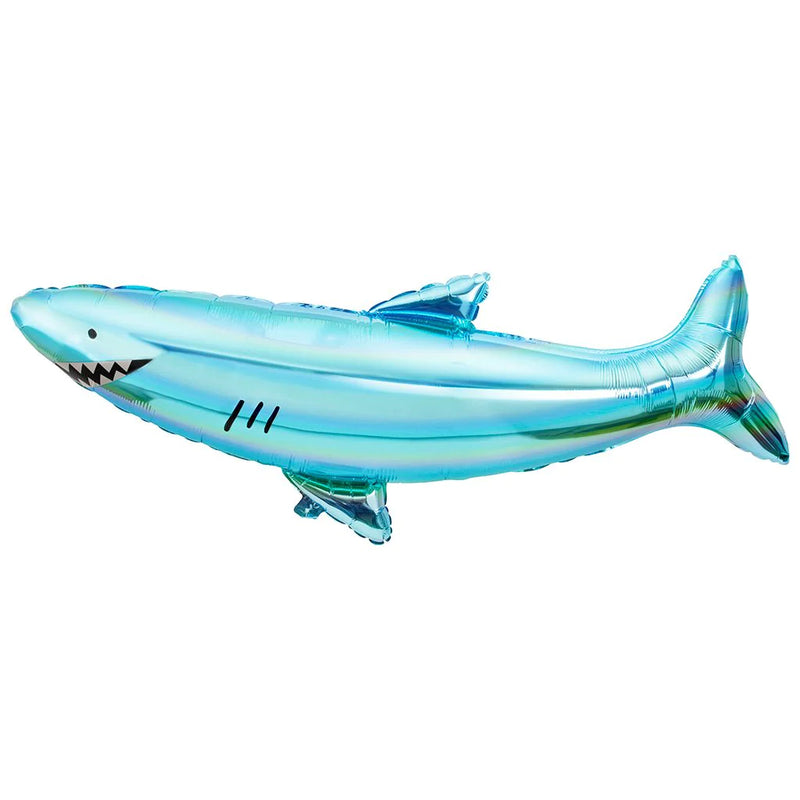 33" SuperShape Blue Shark Balloon