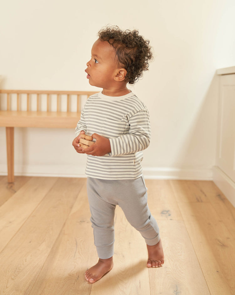 Drawstring Pant | Dusty Blue