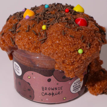 Brownie Cookie Snowfizz Slime