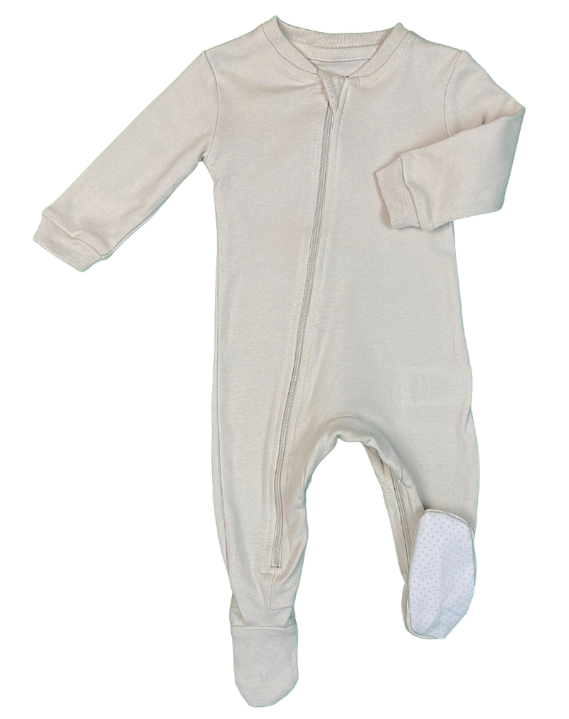 Baby Grey - Babysuit - Footed