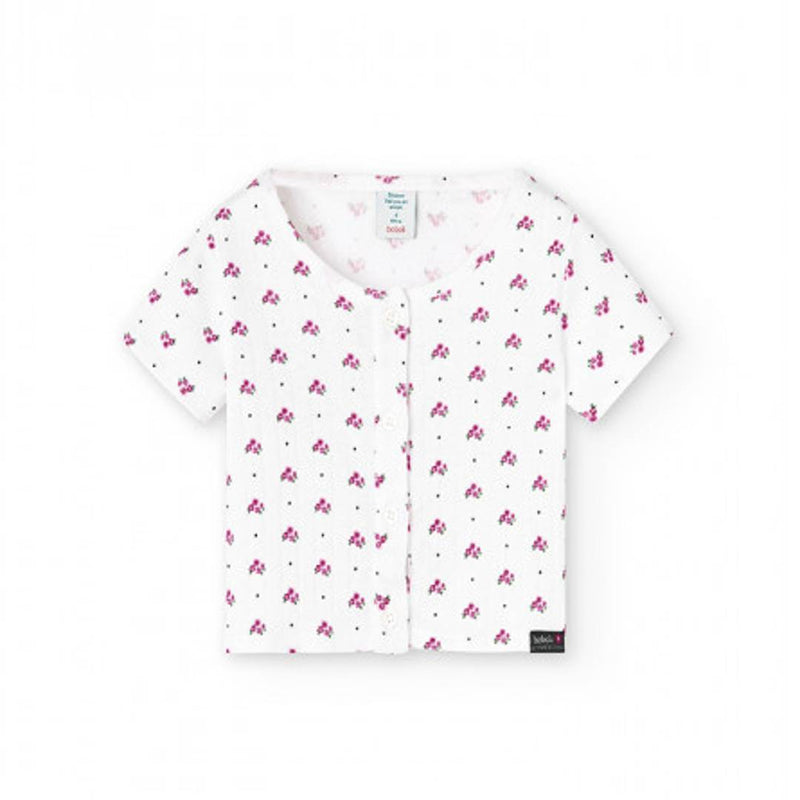 Knit Floral Shirt