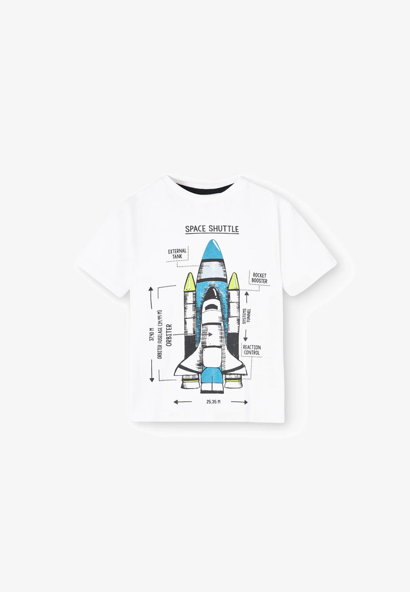 Space Shuttle Cotton T-Shirt
