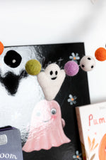 Ghost and Bat Classic Halloween Felt Garland
