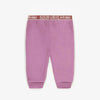 PURPLE FLEECE PANTS - BABY