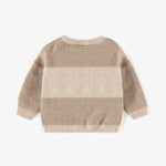 KNITTED CREWNECK IN RECYCLED POLYESTER - BABY