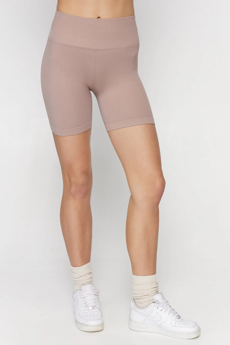 Seamless Biker Short | Rose Taupe