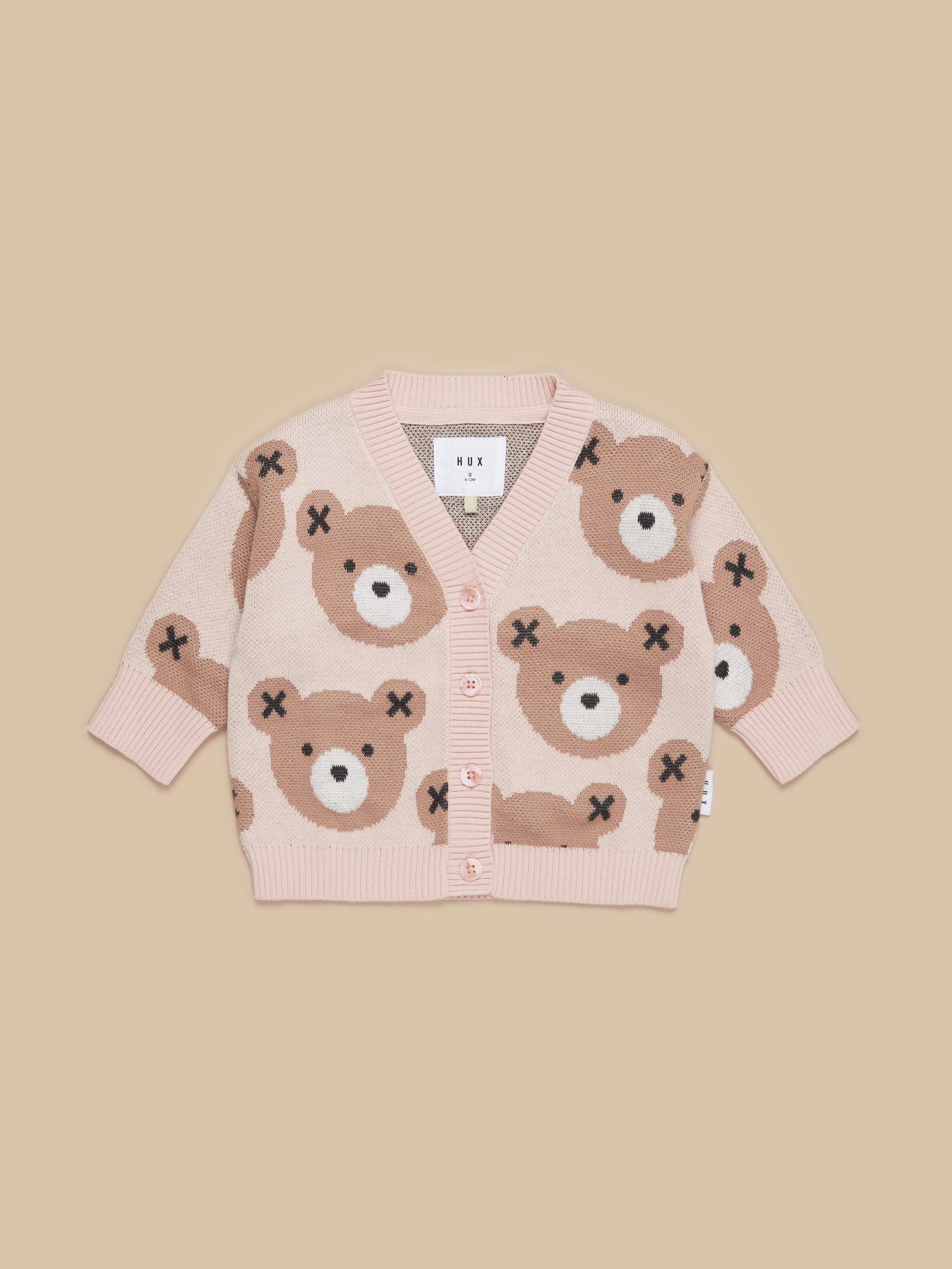Huxbaby I Bear Boxy Cardigan – Early Bird u0026 Worm