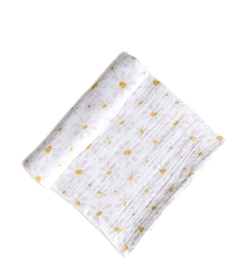 Organic Cotton Swaddle | Daisy