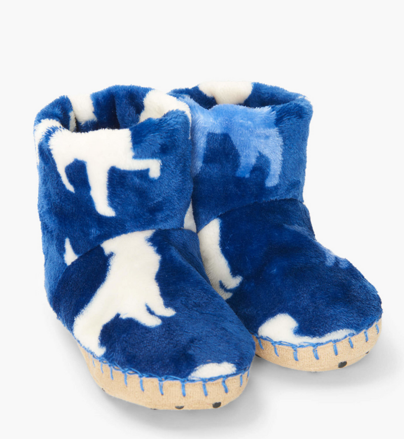 Holiday Fleece Slippers | Pups