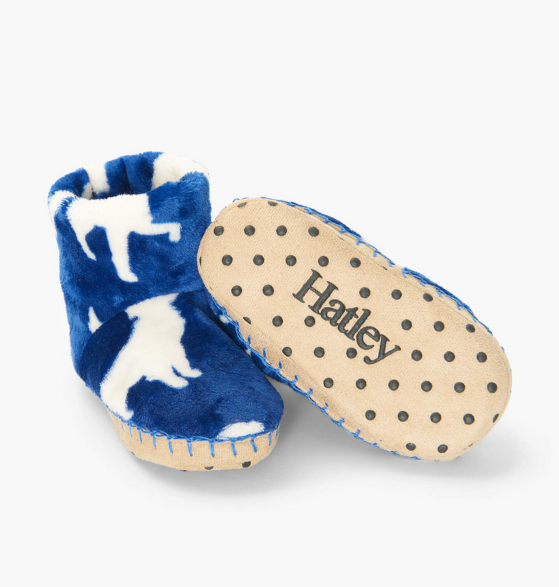 Holiday Fleece Slippers | Pups