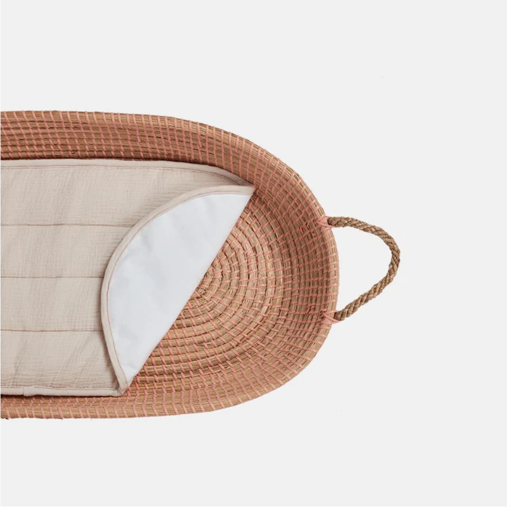 Luxe Cotton Changing Basket Insert | Oat