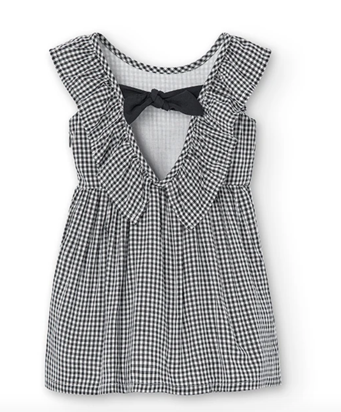 Checker Dress with Bloomers