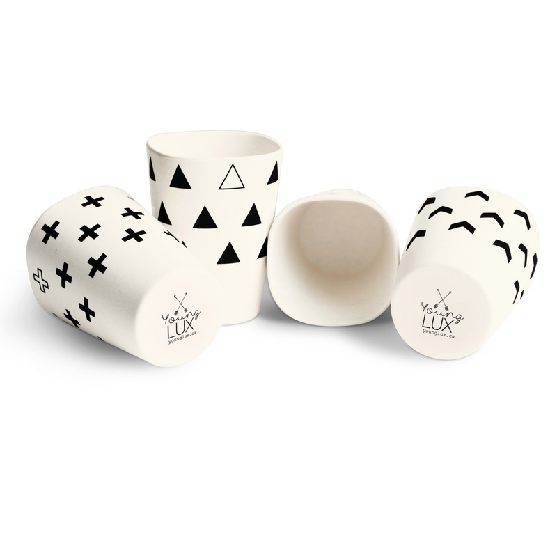 Bamboo Cup 4pc Set