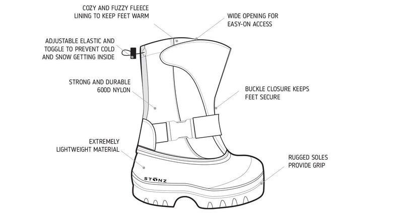 Stonz Winter Boots Trek | Pink Star
