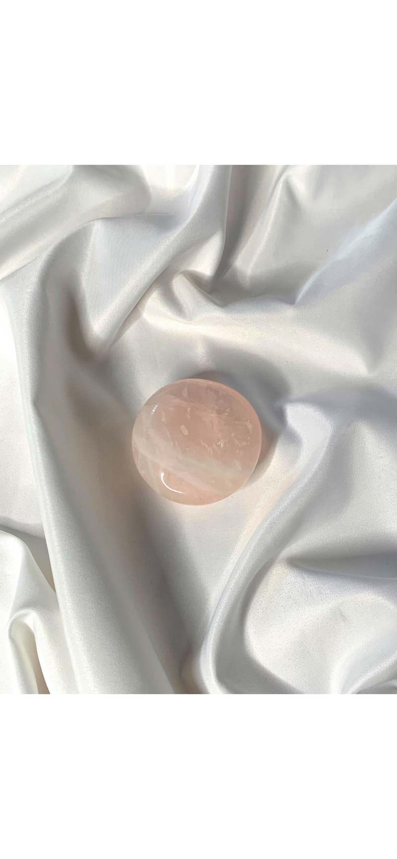 Ethically Sourced Crystal | Rose Quartz Palm Stones