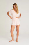 Z Supply I Dawn Smocked Rib Shorts