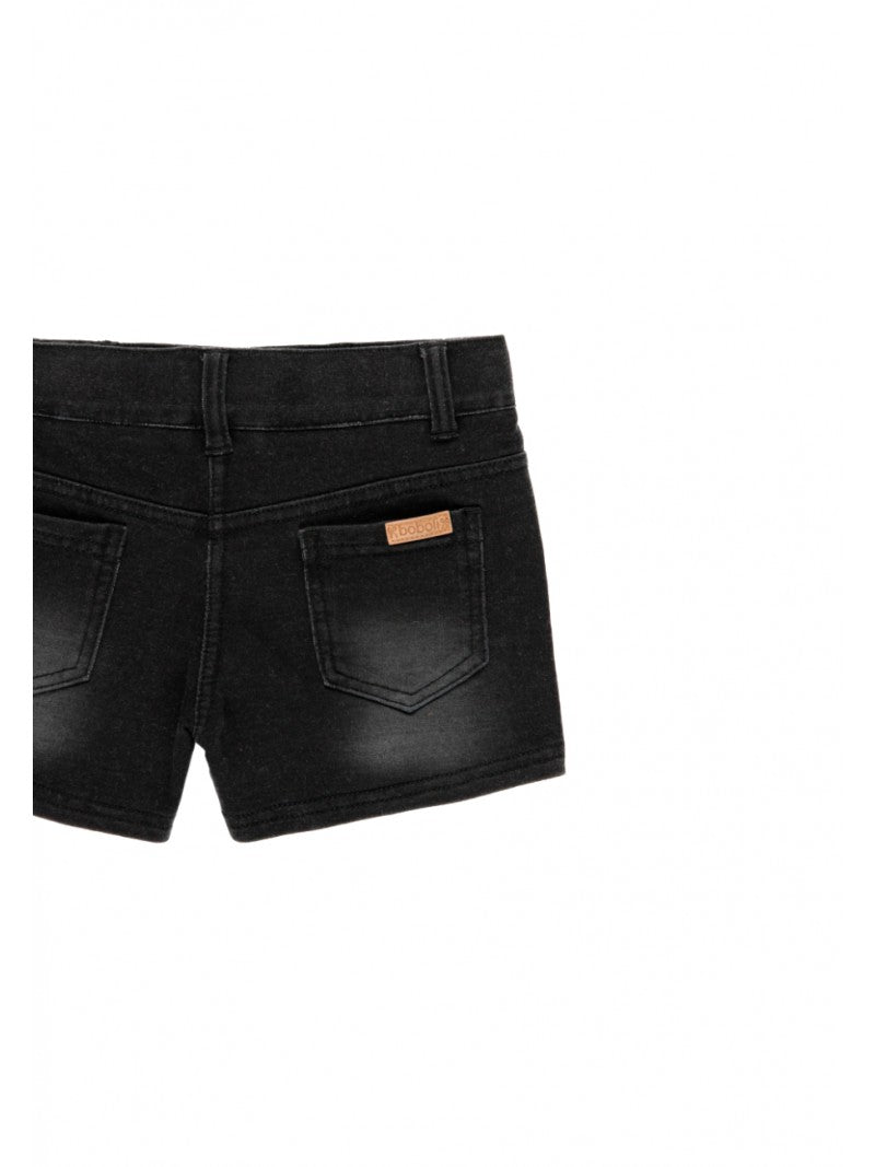 Cotton Denim Shorts | 14Y