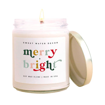 Merry and Bright 9oz Soy Candle