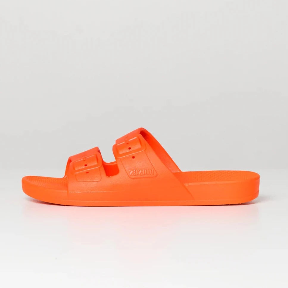 Freedom Moses Sandals | Lucy Orange Neon