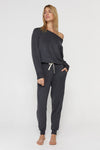 Off Shoulder Jumpsuit | Vintage Black