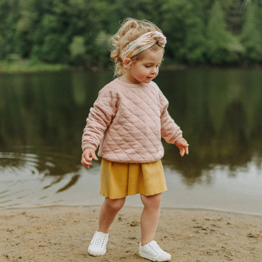 Cream ribbed knit long legging, baby - Souris Mini – Souris Mini