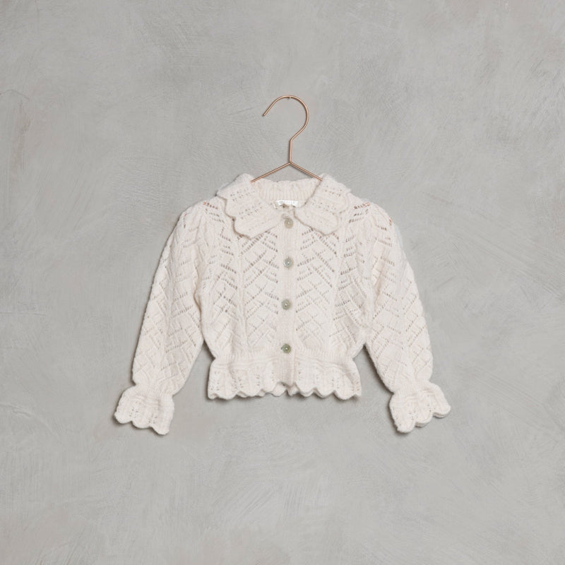 Noralee Pointelle Cardigan | Natural
