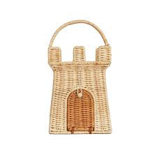 Olli Ella Rattan Castle Bag