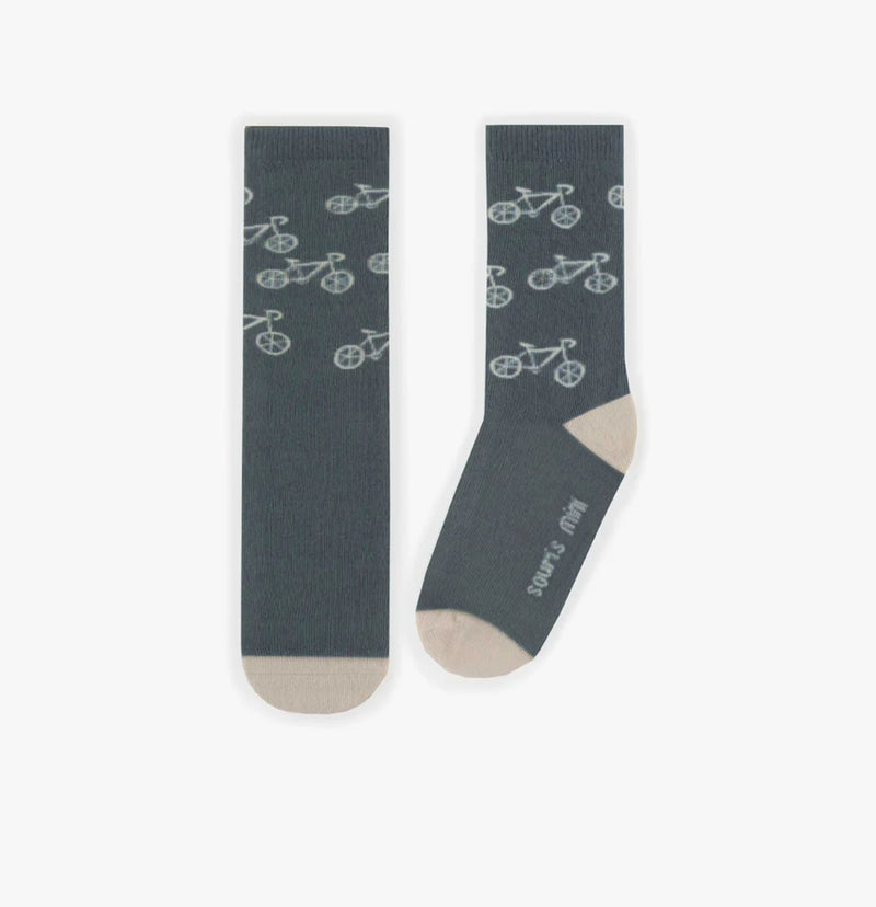 Souris Mini | Multi Blue Socks