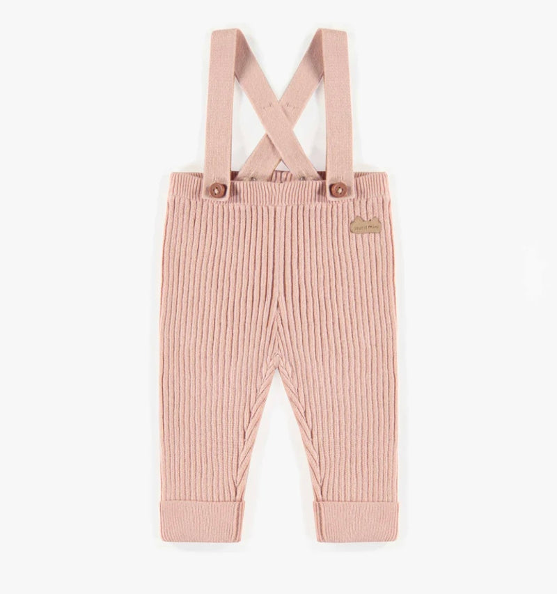 Souris Mini | KNIT PANTS WITH STRAPS, NEWBORN