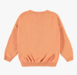 PINK CREWNECK WITH A FLOWER, CHILD