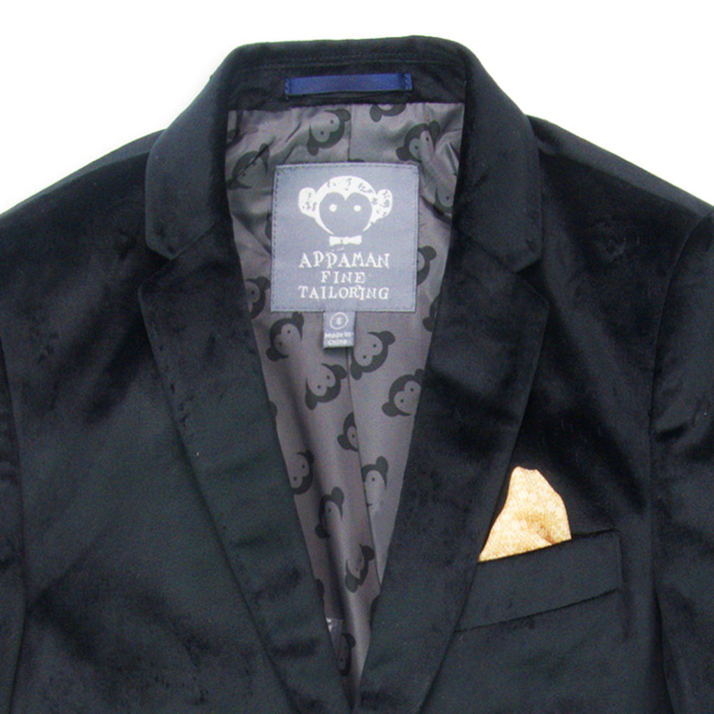 APPAMAN Suit Blazer | Black Velvet