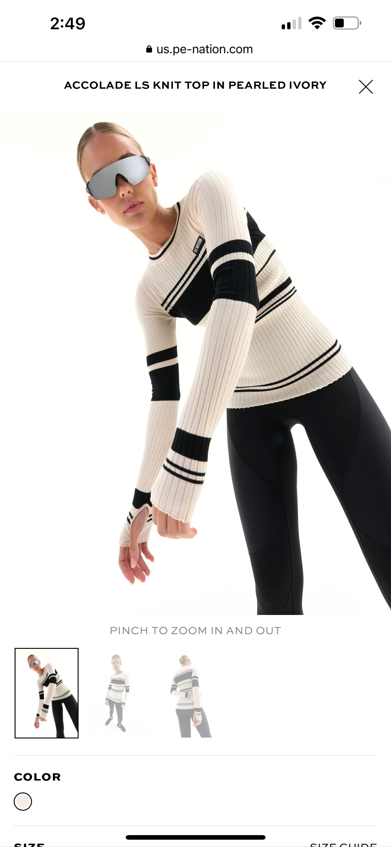 PE Nation Accolade Long Sleeve Knit Top – Early Bird & Worm