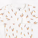 PETIT LEM Carrots Print on Off-White PJ Set