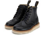 YOUNG SOLES Sidney Vegan Lace-up Ankle Boots | Black