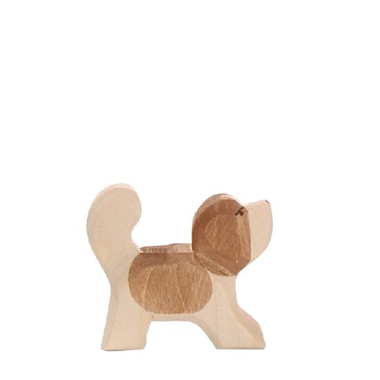 Hand Carved Wooden Animal | St. Bernard Dog, small
